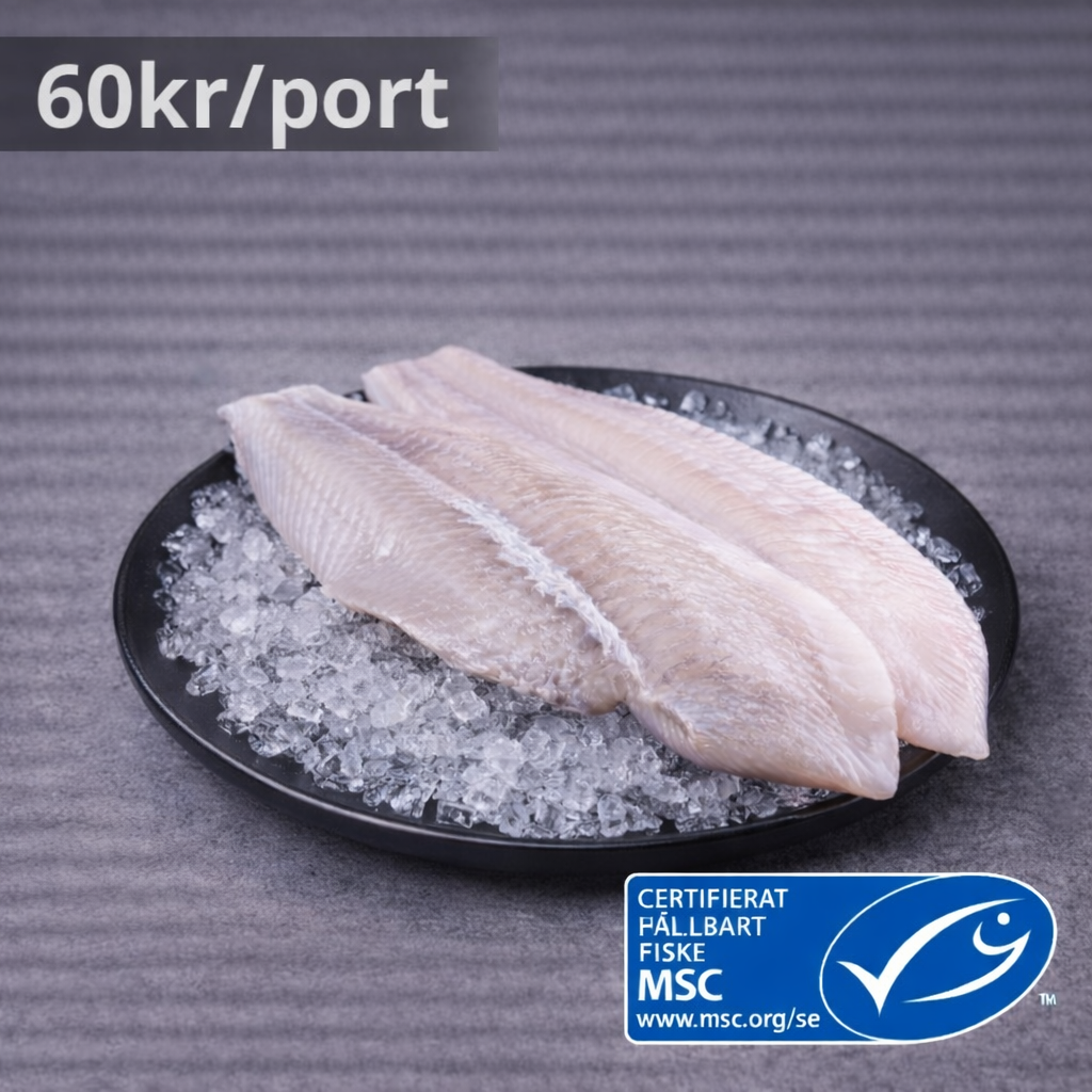 Stillehavsrødspætte (MSC) 120/160 g