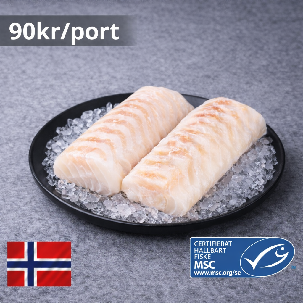 Torskefiletportion (vakuumpakket) MSC