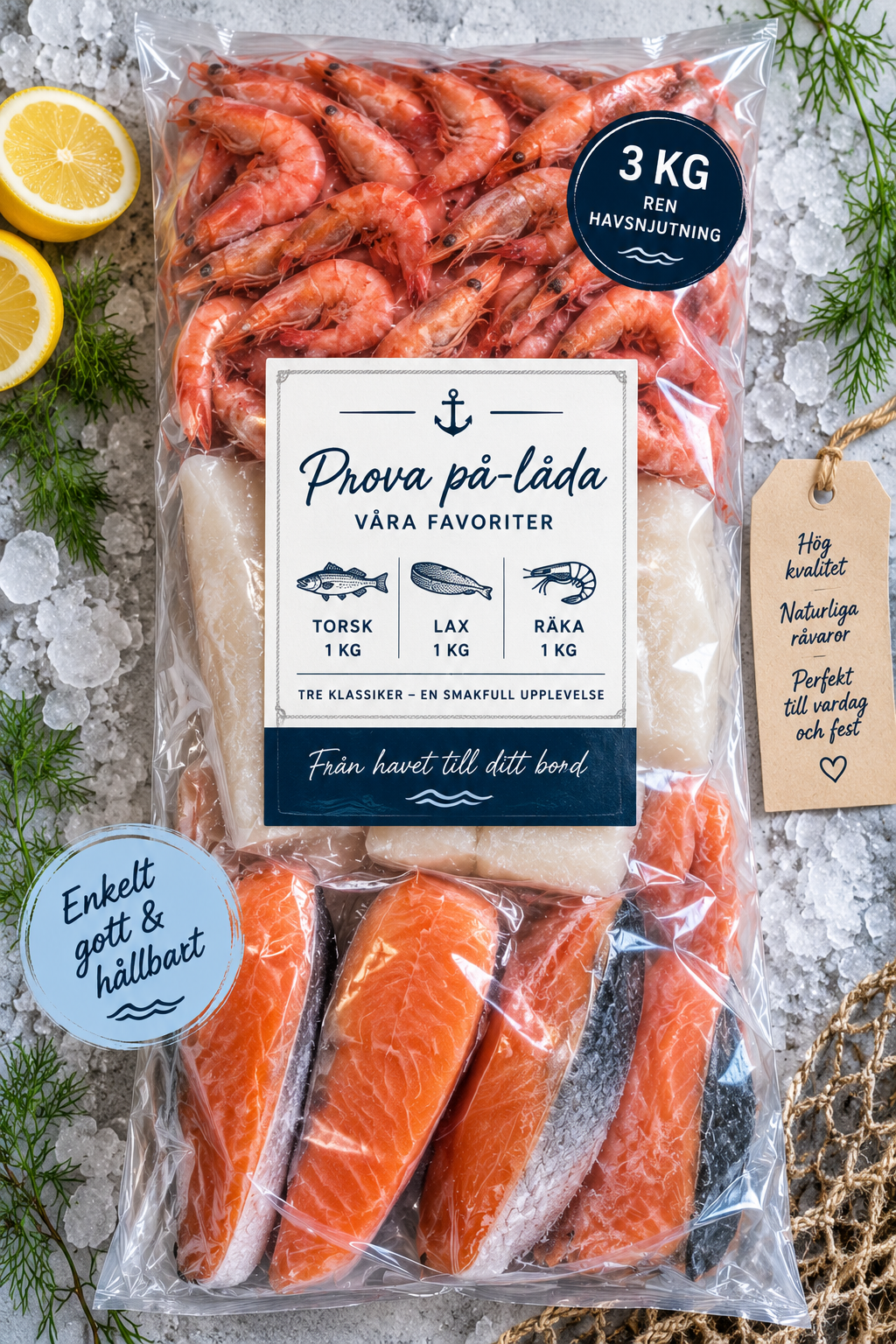 Prova på låda 3.0kg