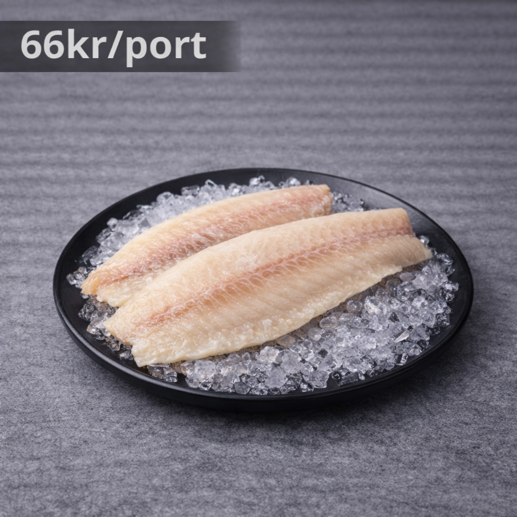 Rødtungefilet 120g+